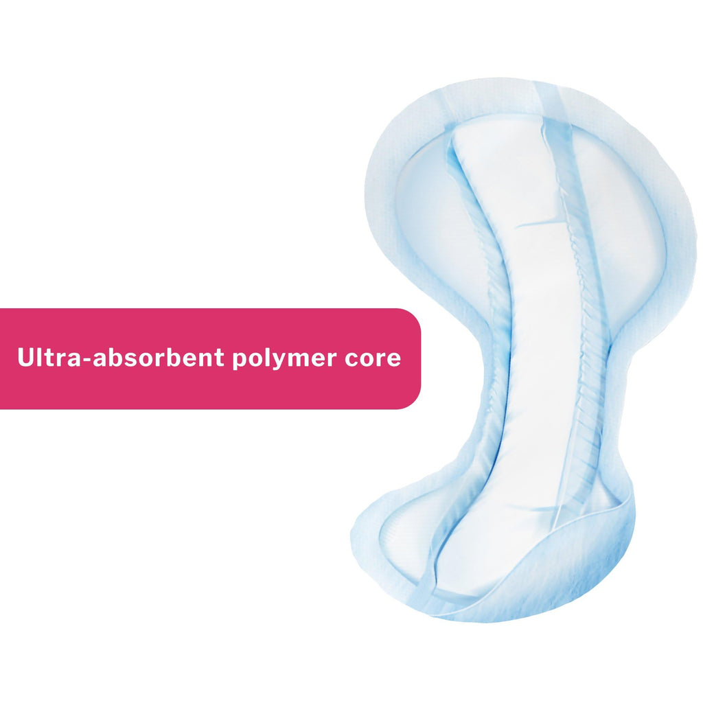 McKesson Incontinence Pads for Adult Women and Men [Pack of 80] Bladder Control and Postpartum Liners, Moderate Absorbency
