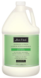 Bon Vital Naturale Massage Lotion with Natural Ingredients for Earth-Friendly Massage, All Natural Moisturizer, Relieves Muscle