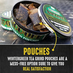 10 Cans, BaccOff Wintergreen Pouches | No Tobacco Dip, No Nicotine, Smokeless Alternative Snuff