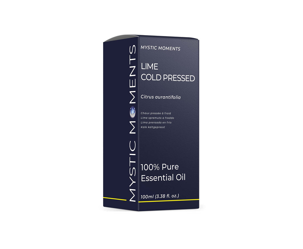 Mystic Moments | Lime Cold Pressed Essential Oil 100ml - Pure & Natural Oil for Diffusers, Aromatherapy & Massage Blends Vegan G