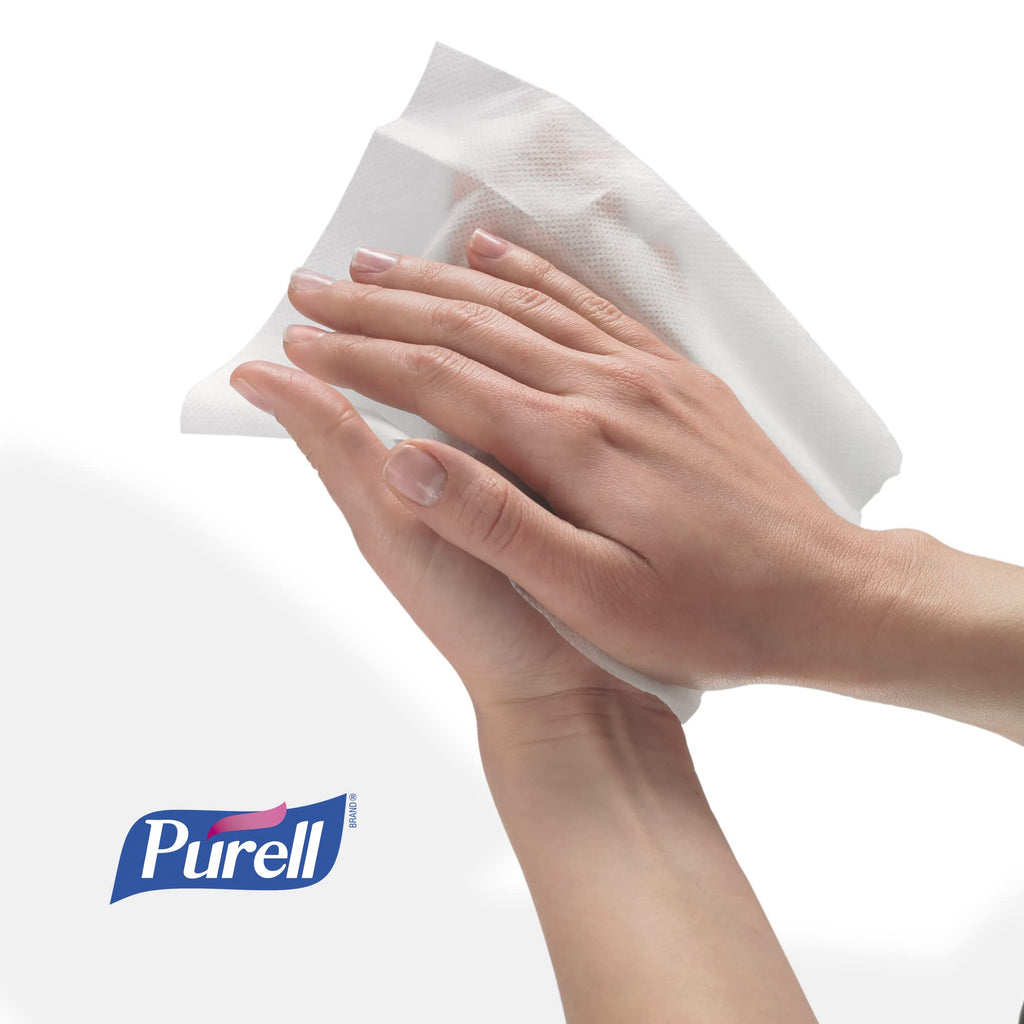PURELL Hand Sanitizing Wipes, Fresh Citrus Scent, 270 Count Alcohol-free formula Sanitizing Wipes in Eco-Fit Canister (Case of 6