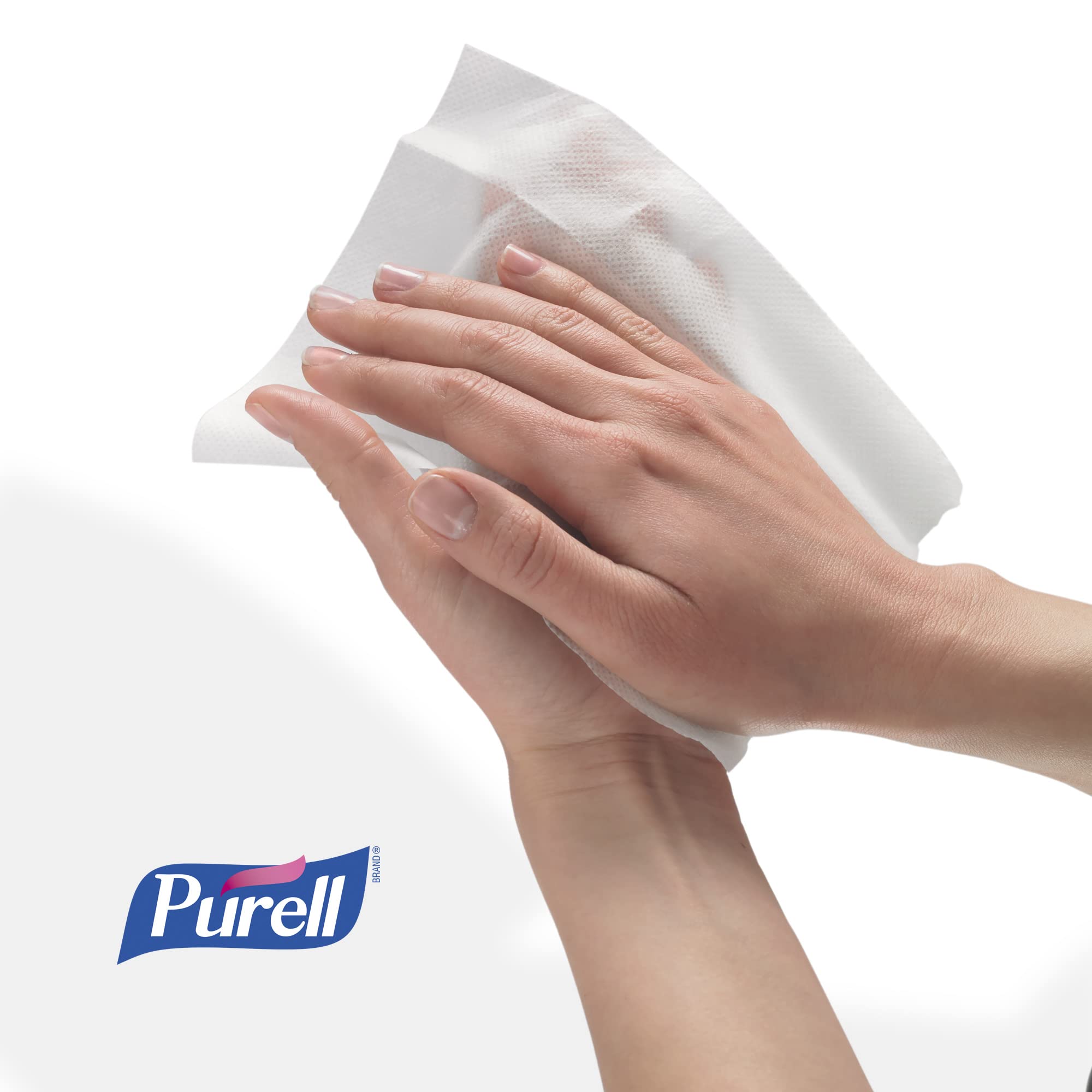 PURELL Hand Sanitizing Wipes, Fresh Citrus Scent, 270 Count Alcohol-free formula Sanitizing Wipes in Eco-Fit Canister (Case of 6