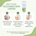 TruKid Natural Eczema Cream for Kids, Toddlers & Babies, NEA-Accepted for Eczema, Safe for Sensitive Skin on Face, Body, & Hands