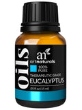artnaturals 100% Pure Eucalyptus Essential Oil - (.5 Fl Oz / 15ml) - Undiluted Therapeutic Grade Fragrance - Soothe Calm and Hum
