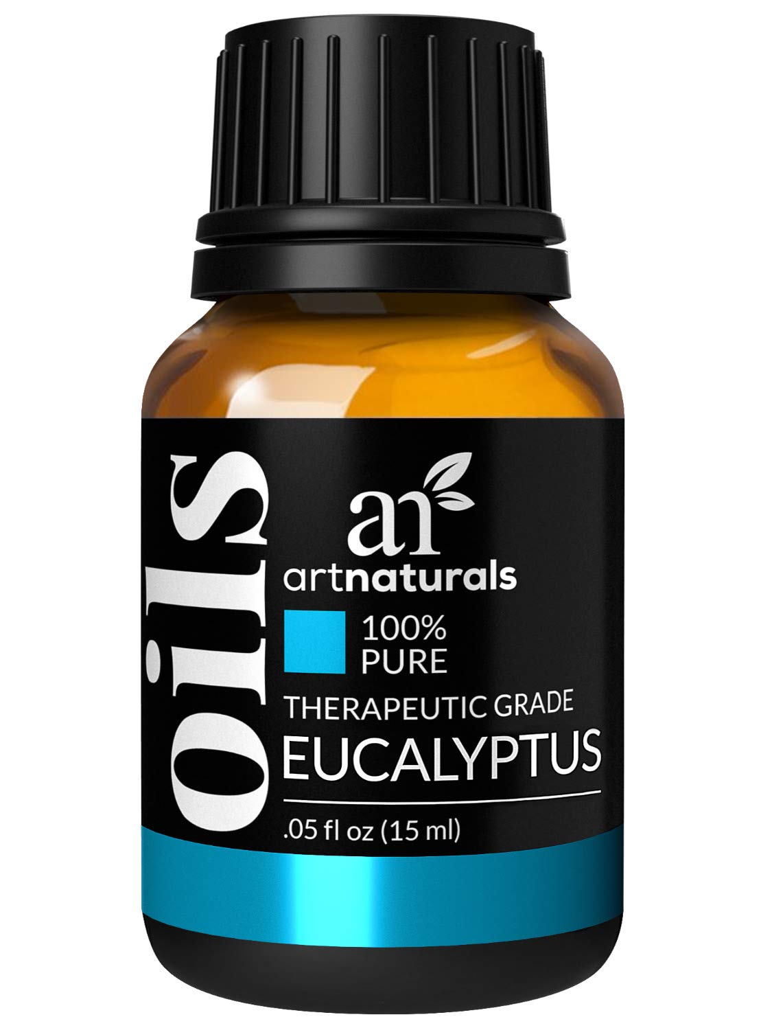 artnaturals 100% Pure Eucalyptus Essential Oil - (.5 Fl Oz / 15ml) - Undiluted Therapeutic Grade Fragrance - Soothe Calm and Hum