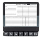 e-Pill 5 Times a Day x 7 Day Large Weekly Pill Organizer, Vitamin and Medicine Pill Box - with Discreet Case (Black)