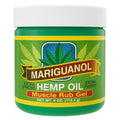 Mariguanol Extra Strong Muscle Rub Gel with Hemp Oil 4 Oz. - Alleviates Aches, Muscle Stiffness, & Improves Joint Mobility - Net