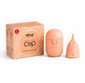 Ezcup Reusable Menstrual Cup For Women With An EasyToUse Portable Sterilising Container, 100% Medical Grade Silicone, Fda Appr