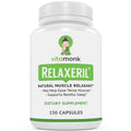 VitaMonk Relaxeril All-Natural Muscle Relaxer - Muscle Relaxer Supplement - Complete Muscle Relaxing Formula