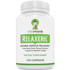 VitaMonk Relaxeril All-Natural Muscle Relaxer - Muscle Relaxer Supplement - Complete Muscle Relaxing Formula