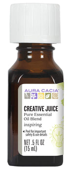 Aura Cacia Aromatherapy Essential Solutions Oil Creative Juice, 0.5 Oz