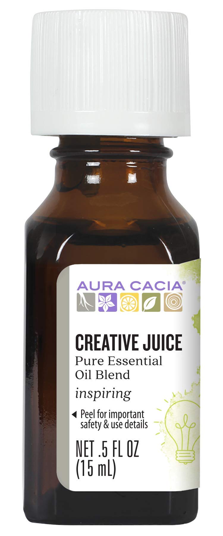 Aura Cacia Aromatherapy Essential Solutions Oil Creative Juice, 0.5 Oz