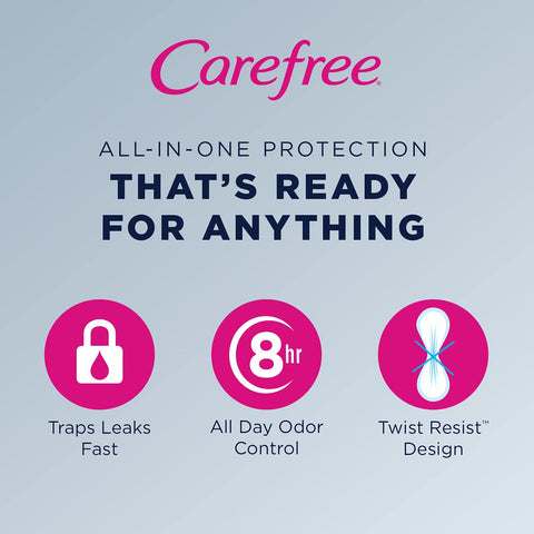 Carefree Body Shape Thin Unscented, 60 Count (Pack of 2)