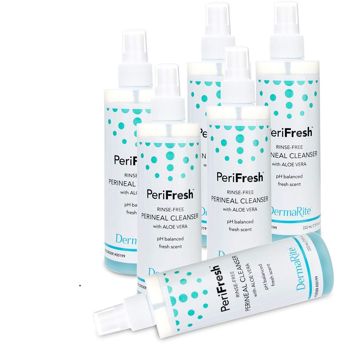 PeriFresh Rinse-Free Perineal Wash 7.5 oz. Pump Bottle Scented Liquid ...