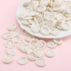 acDesign 300Pcs Finger Cots Medium Latex Finger Cots White Finger Protectors for Injured Finger,Cracked Finger,Sports