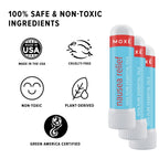 MOXE Nausea Nasal Inhaler Sticks, All Natural Essential Oil Blend, Ginger, Cardamom, Peppermint, Sweet Orange, Upset Stomach, He