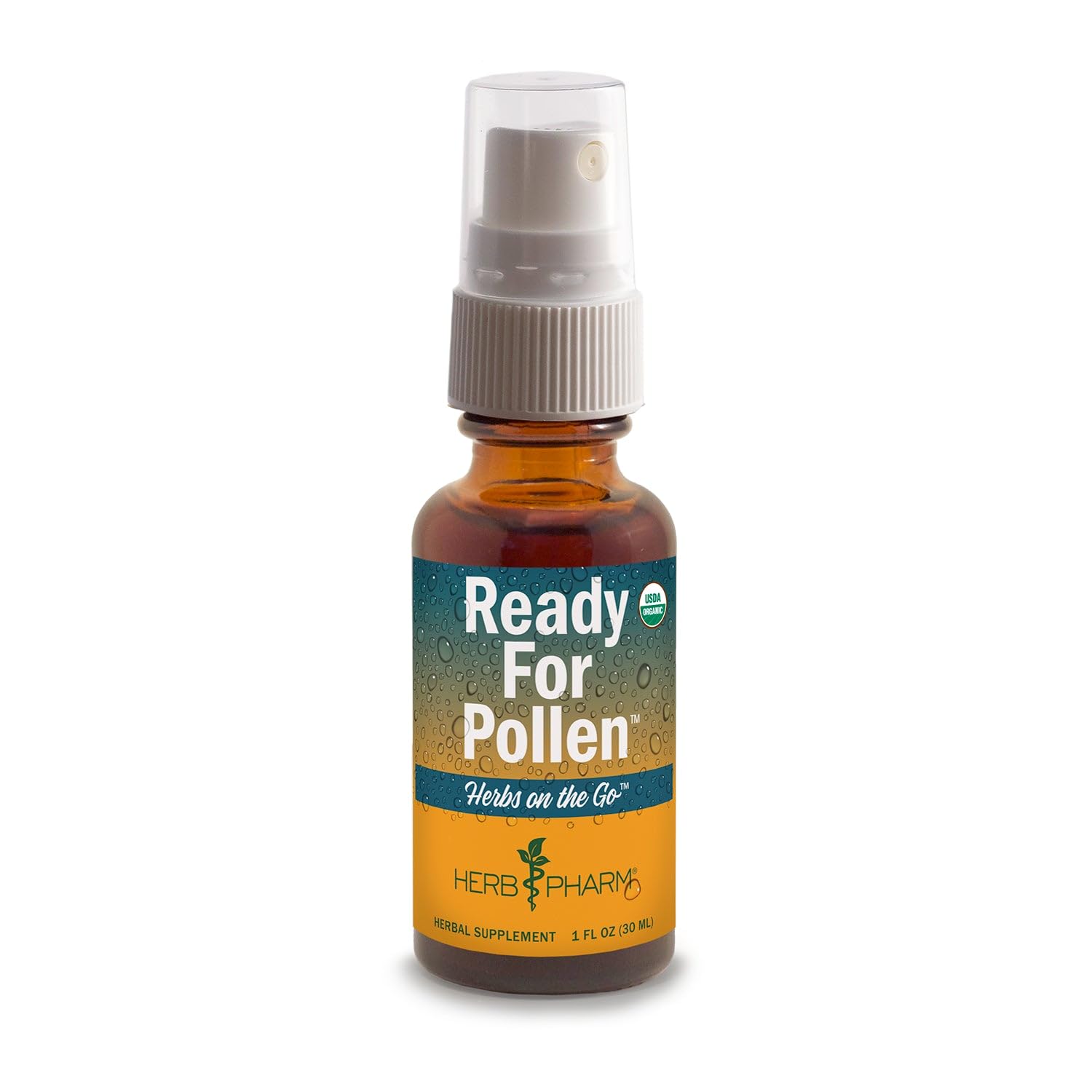 Herb Pharm Herbs on The Go Portable Spray: Certified Organic Ready for Pollen, 1 Ounce