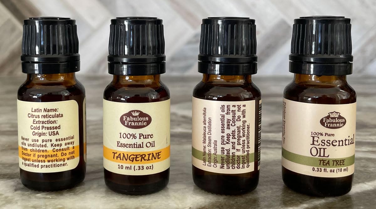 Fabulous Frannie Essential Oil Beginner Starter Set - 100% Pure Essential Oils .33oz (Pack of 14)