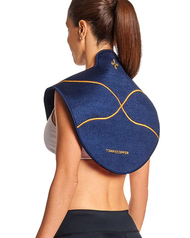 Tommie Copper Infrared Therapy for Neck - Unisex Rechargeable Red Light Therapy Support for Muscle Aches and Pain Associated wit