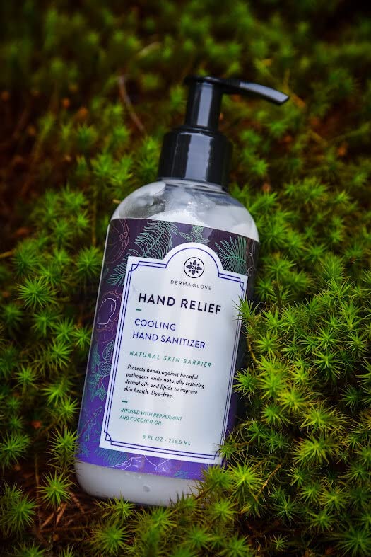 DERMAGLOVE HAND RELIEF - Moisturizing Gel Sanitizer That Protects Skin - Formulated With Vitamins A, C & E- Naturally Scented Mi