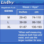 LivDry MegaBriefs XL Adult Diapers with Tabs, Max 12-Hour Capacity, Super Absorbent Incontinence Underwear, Leak Protection Brie