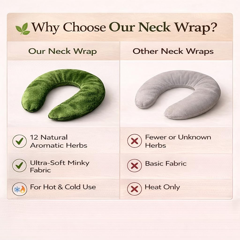 Neck Wrap | Microwavable neck Wrap | Heating Wrap for Neck
