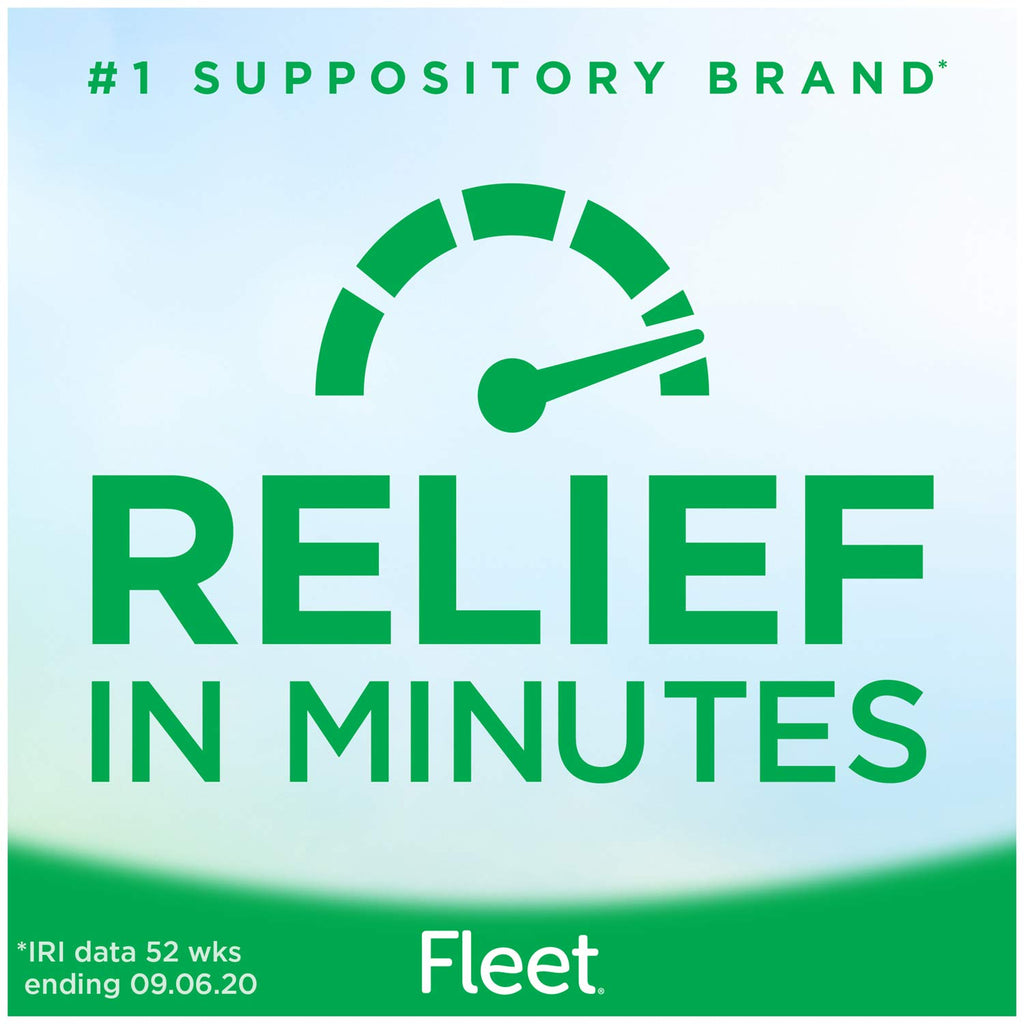 Fleet Liquid Glycerin Suppositories for Adult Constipation, 4 Count ( Pack of 3)