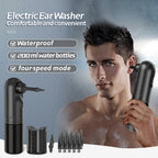Ear Wax Removal Kit MLriyl Electric Auditory Cleaner with 4 Modes Water Powered Irrigation System 12 Reusable Tips Earwax Remove
