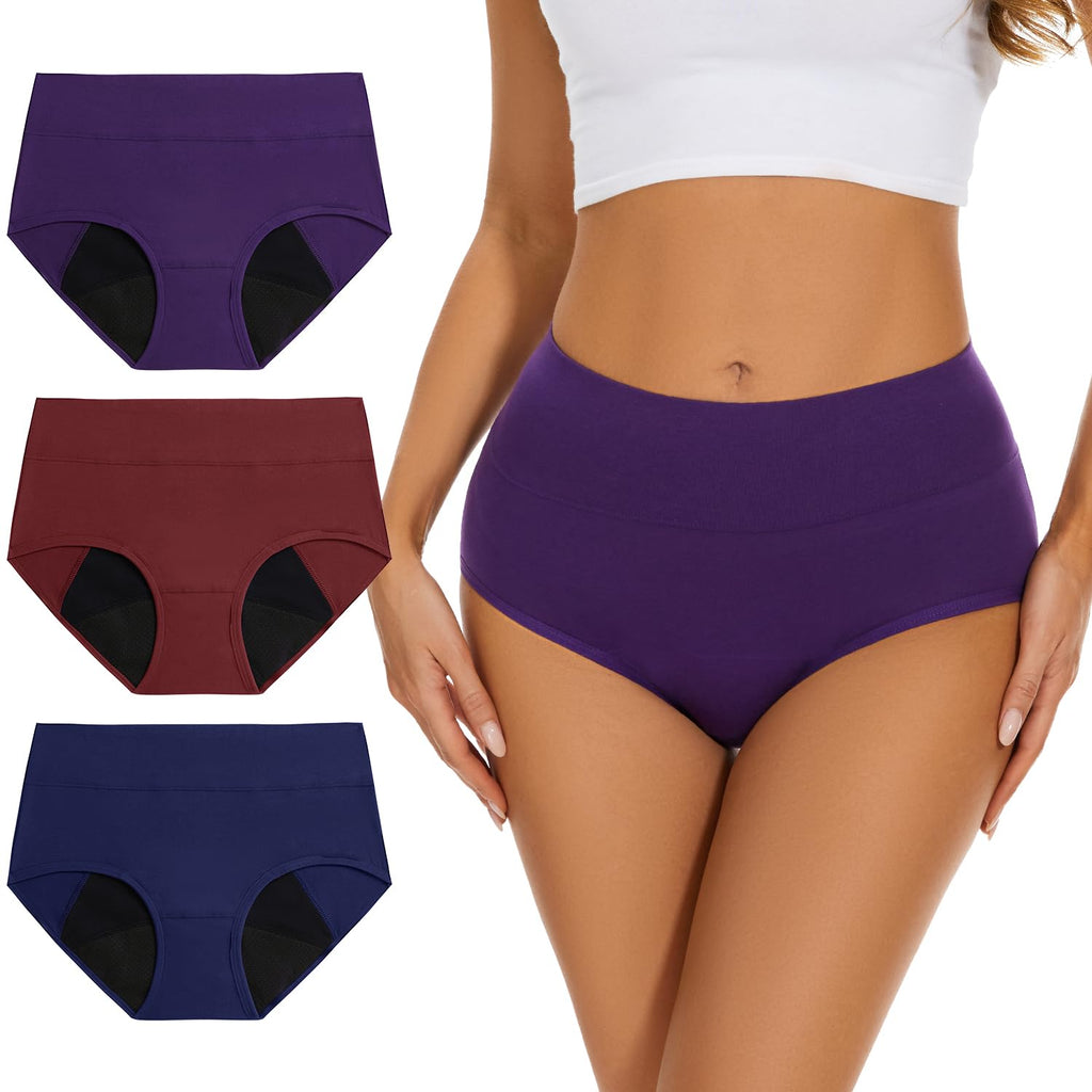 ALLBASE Incontinence Underwear for Women High Absorbency Period Panties Ladies Leakproof Protective Menstrual Postpartum Bladder