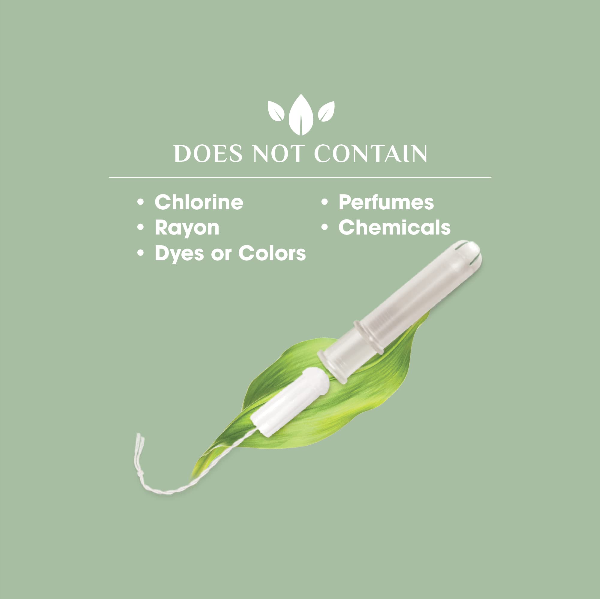Organyc - 100% Certified Organic Cotton Tampons - Plant-Based Eco-Applicator (Regular Flow, 96 Count (Pack of 6))