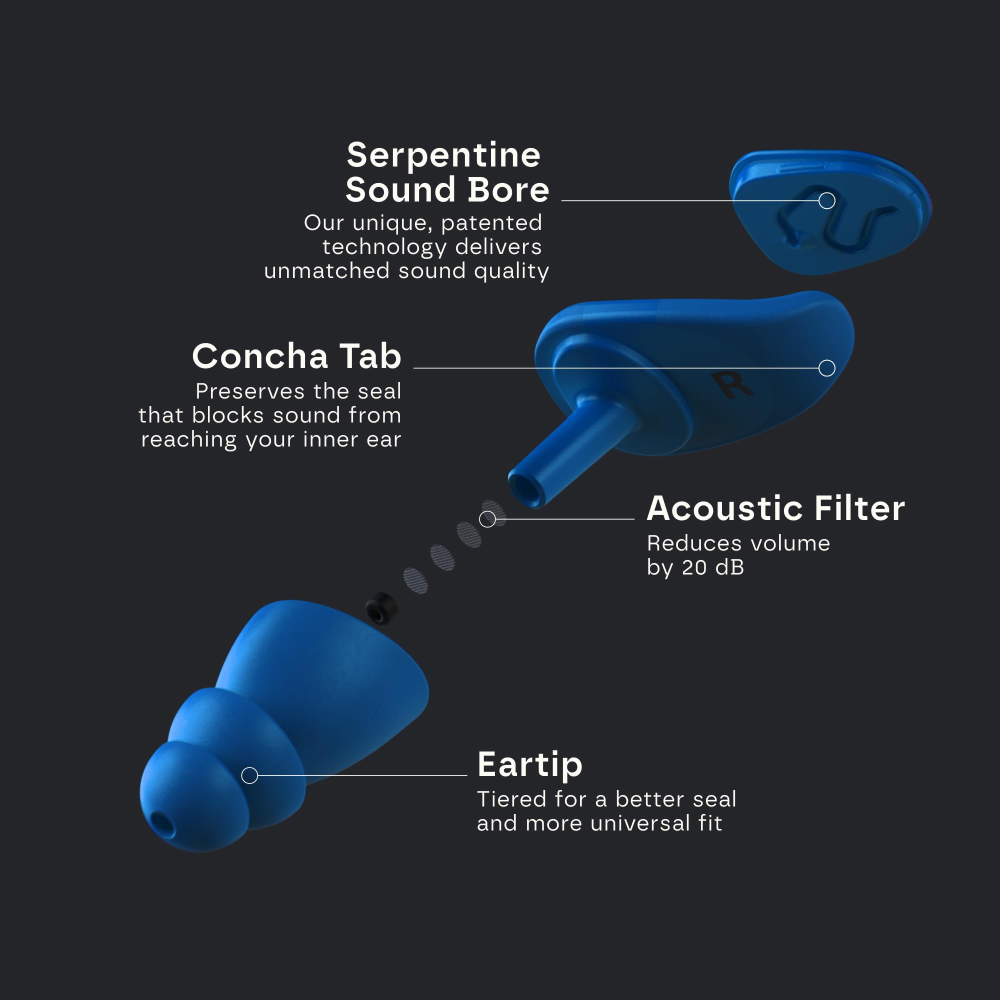 EAROS Hendrick Motorsports Car 9 High-Fidelity Ear Plugs - Durable Reusable Hearing Protection - Preserve Clear Sound While Prot