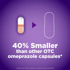Amazon Basic Care Omeprazole Delayed Release Mini Capsules 20 mg, Acid Reducer, 24HR Heartburn Relief, 42 Count Pack