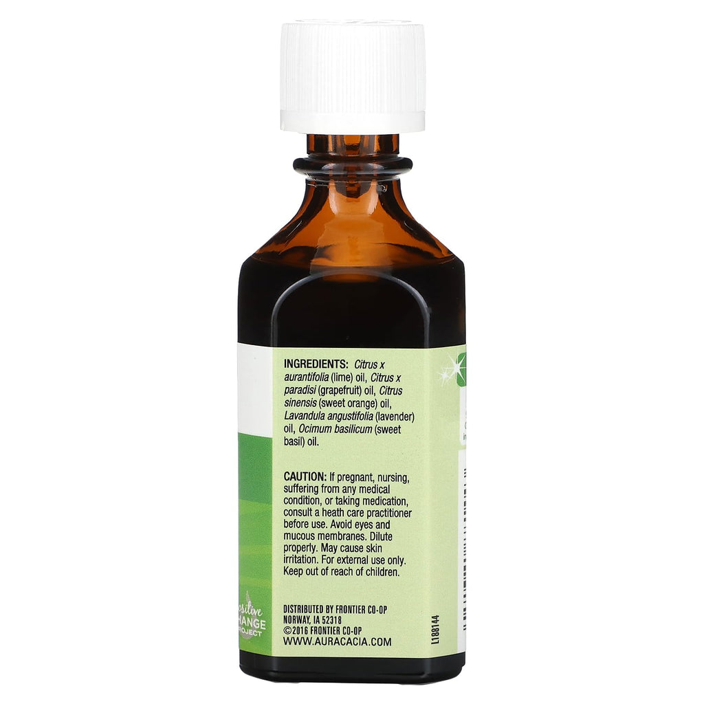 Aura Cacia Keep it Fresh Essential Oil Blend for Home Care, 2 Fluid Ounce