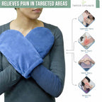 Comfort Mitts Hot/Cold Aromatherapy Microwaveable Hand Wrap for Soothing Relief of Sore Hands and Swelling