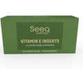 Seeq Wellness Vitamin E Suppositories - Vaginal Dryness and Iritation Relief - Menopause Support - All Natural Feminine Care - 3