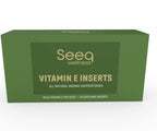 Seeq Wellness Vitamin E Suppositories - Vaginal Dryness and Iritation Relief - Menopause Support - All Natural Feminine Care - 3