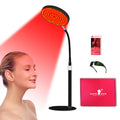 Arikashin Red Light Therapy Lamp for Face- Facial and Body Treatment with Adjustable Height Stand, 120 LEDs, 660nm, 850nm, 940nm