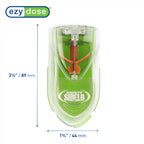 Ezy Dose Pill Cutter with Safety Shield, Safely Cut Pills and Vitamins, Pill Splitter, Retractable Blade Guard, Green