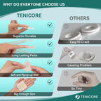 TENICORE Bunion Pads, Bunion Cushions for Women and Men, Toe and Foot Protector Pads, Sole and Heel Cushions, Waterproof, Thin,
