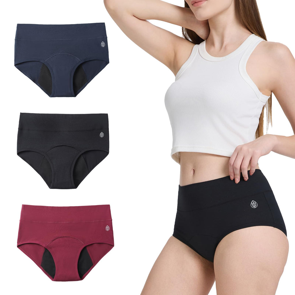 Leakproof Underwear for Women Incontinence, Leak Proof Protective Menstrual Postpartum Underwear, High Absorbency Period Panties