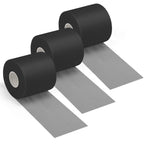 iFwevs 3 Pieces Black Athletic Pre Wrap Tape, Foam Underwrap Athletic Tape, Sport Pre wrap Athletic Tape for Hair Ankle Wrists K