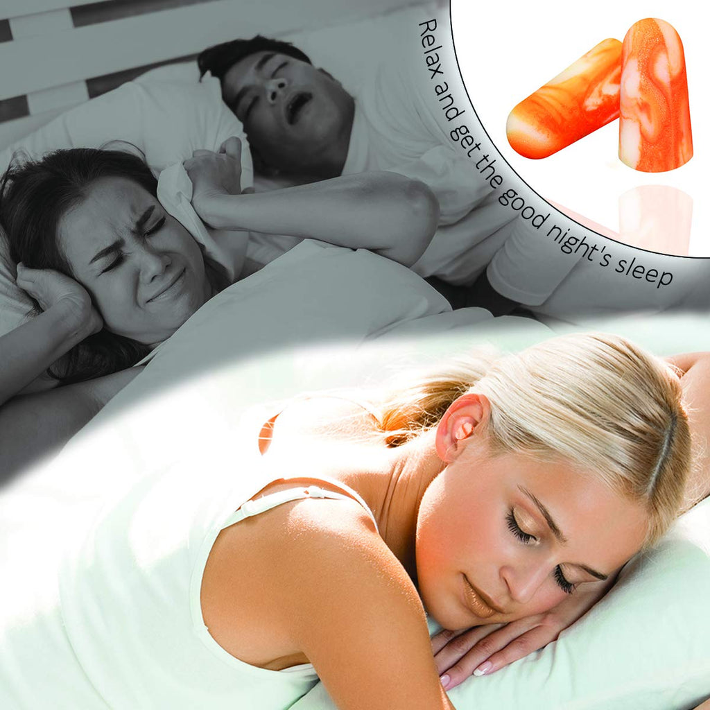 MOLDEX Soft Foam Earplugs 100 Pairs Softies Ear Plugs for Sleeping, Snoring, Work, Travel, Shooting -33dB Highest NRR Made in US