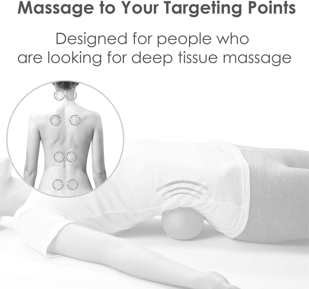 Peanut Massage Ball Roller Double Lacrosse Ball Acupoint Myofascial Release Muscle Knot Relaxer Mobility Trigger Point for Physi