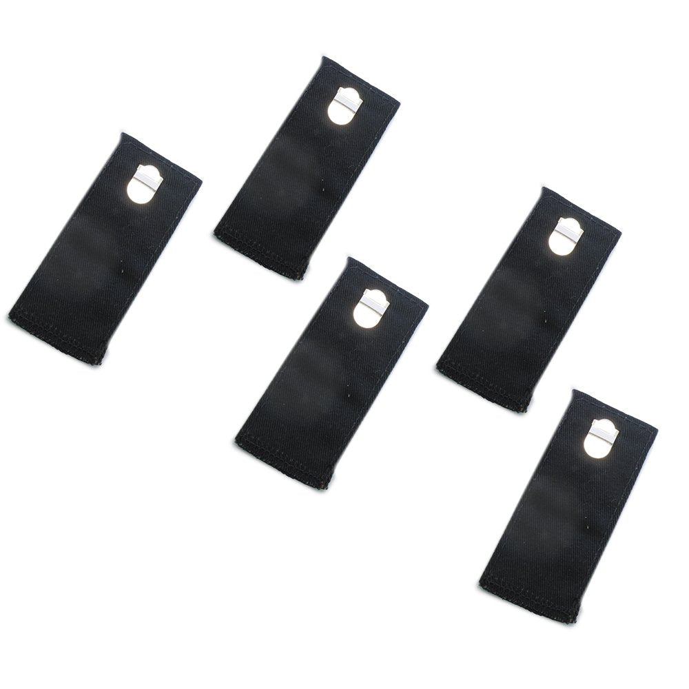 More of Me to Love 25-Pack Adjustable Pant Waistband Extensions - 5 Colors for Instant Comfort