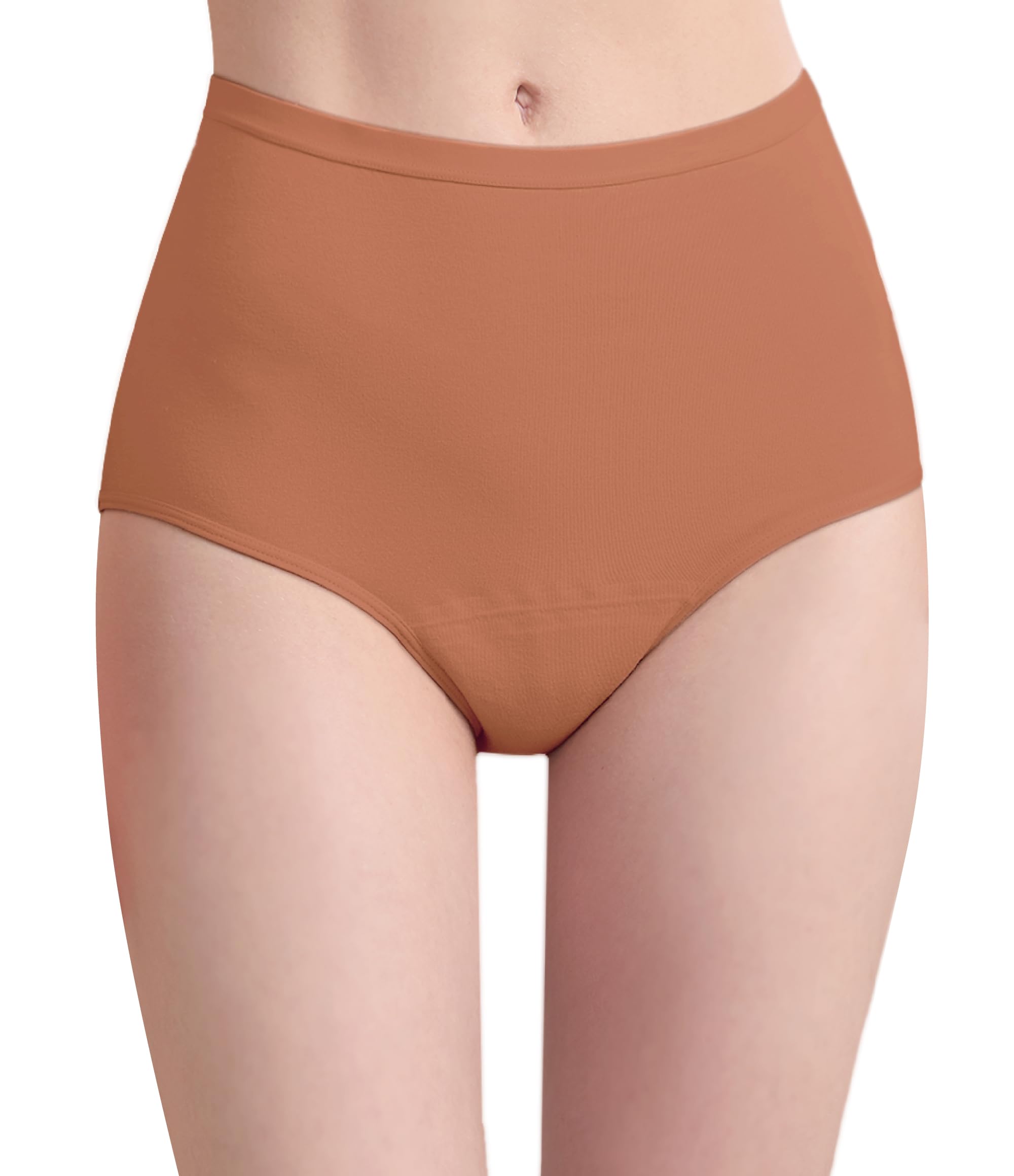 IRISMORII Urinary Incontinence Postpartum Underwear for Women Washable Leak Proof Odor Control 56ml Absorbency Brief 1 Pack (Bro