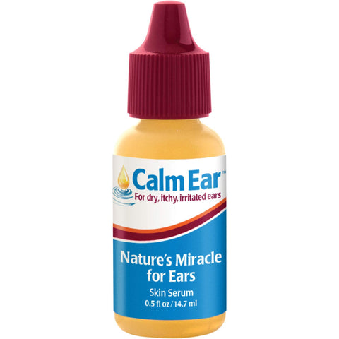 Calm Ear, Ear Drops for Itchy Ears, Clogged Ears, Irritated Ears, Dry Ears. All Natural Ear Oil for, Babies, Kids, Adults, Cats 