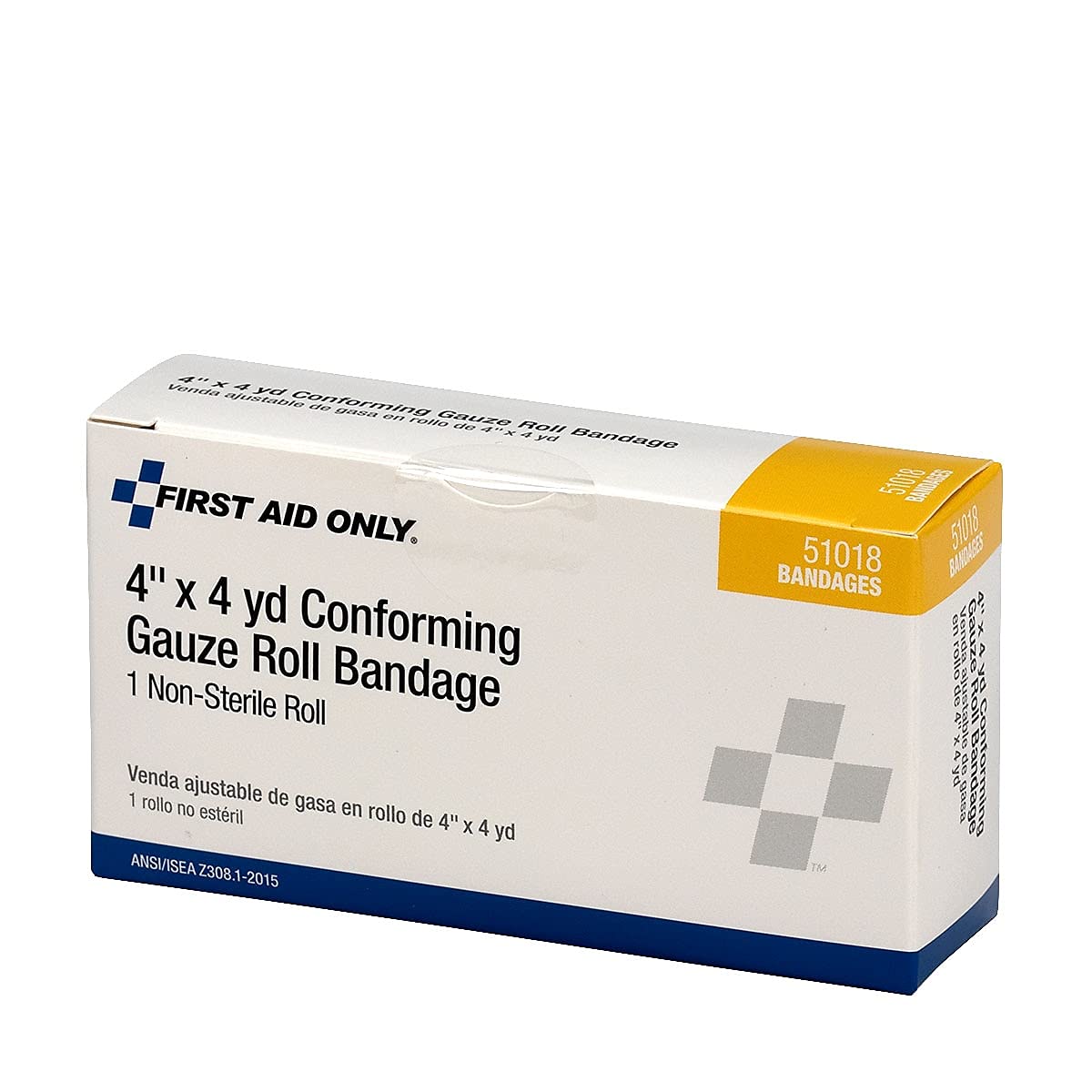 PhysiciansCare First Aid Conforming Gauze Bandage, 1 Roll Per Box, 4