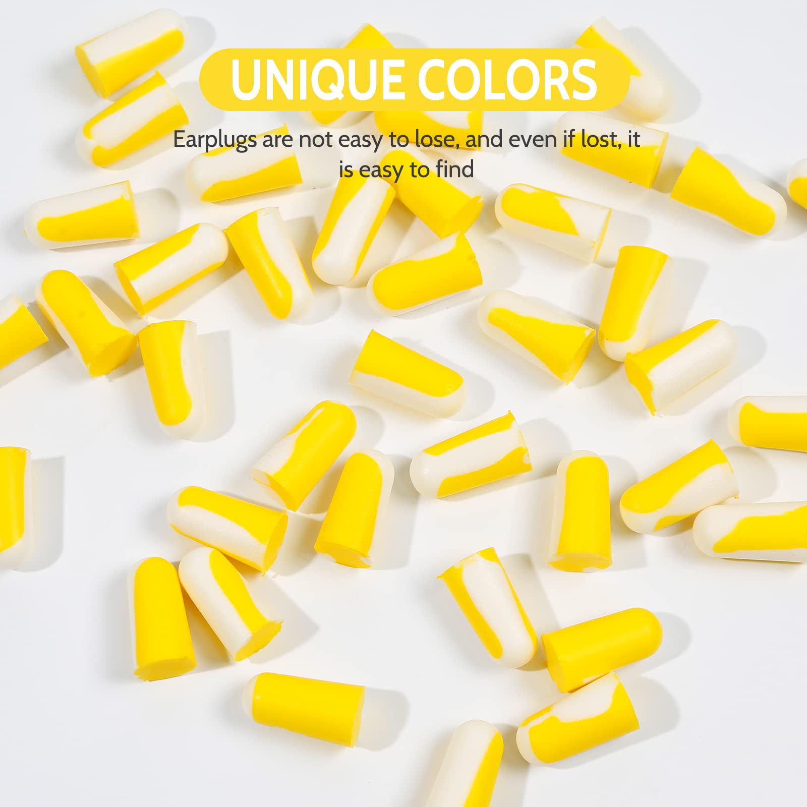 LYSIAN Ultra Soft Foam Earplugs Sleep 5 Pairs, 38dB Noise Reduction Ear Plugs for Sleeping, Snoring,Travel and Gun Shooting Rang