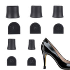 10 Pcs High Heel Protectors, 5 Sizes Stoppers & Repair Cap for High Heels Anti-Slip Heel Cover Caps for Outdoor Activities Wetla
