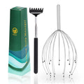 YEZY Head Massager 20 Fingers Head Scratcher Scalp Massager, Back Scratcher, Stocking Stuffers for Scalp Massage Back Massage (S